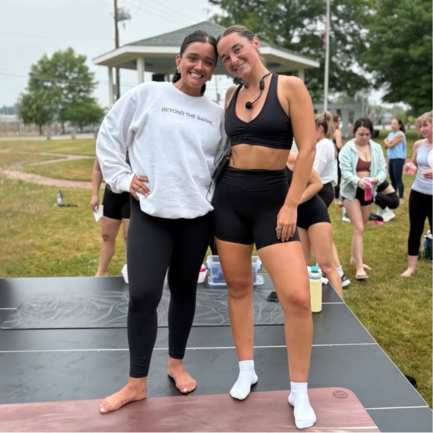Pilates class at Beyond the Barre